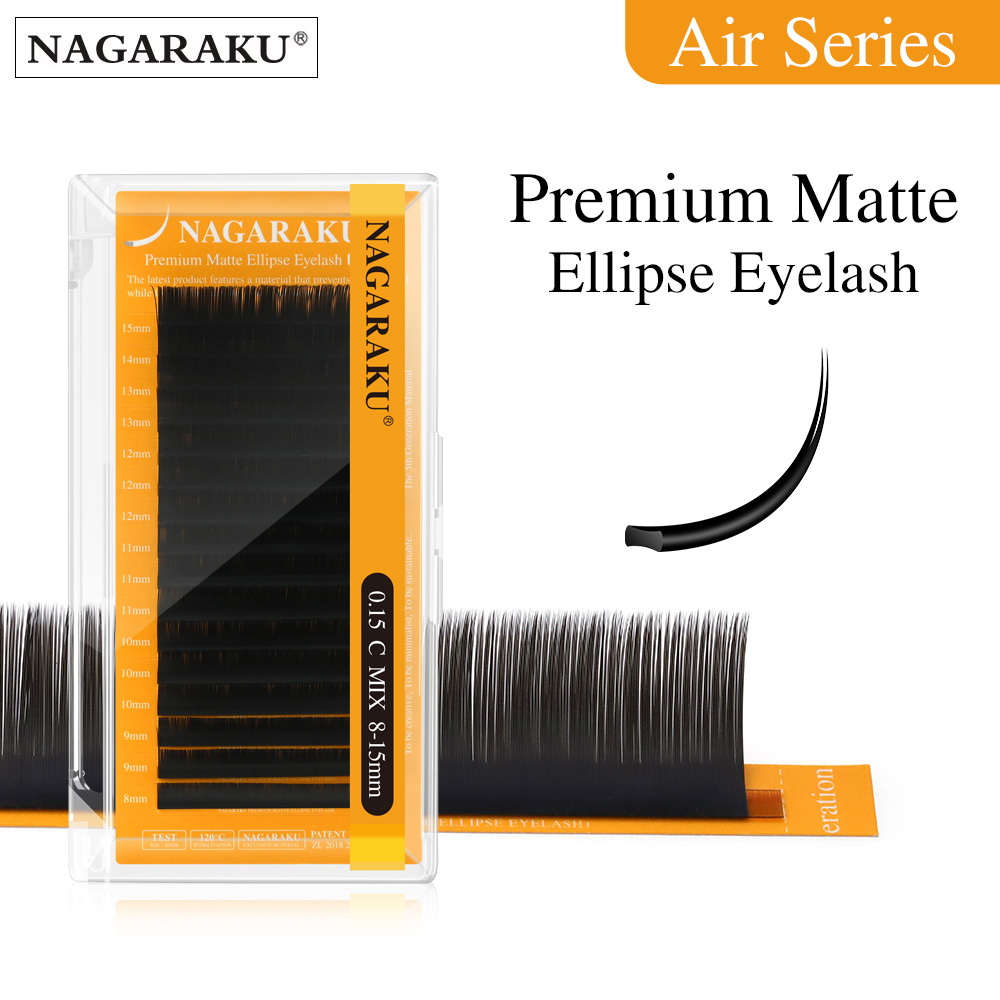 NAGARAKU Air Serisi Çift Uç Elips Kirpik