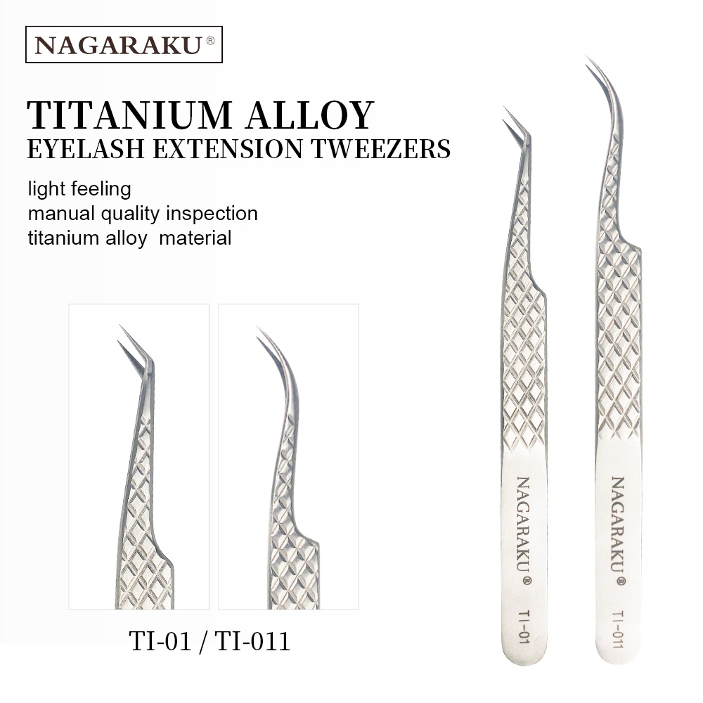 NAGARAKU Titanyum İpek Kirpik Cımbızı