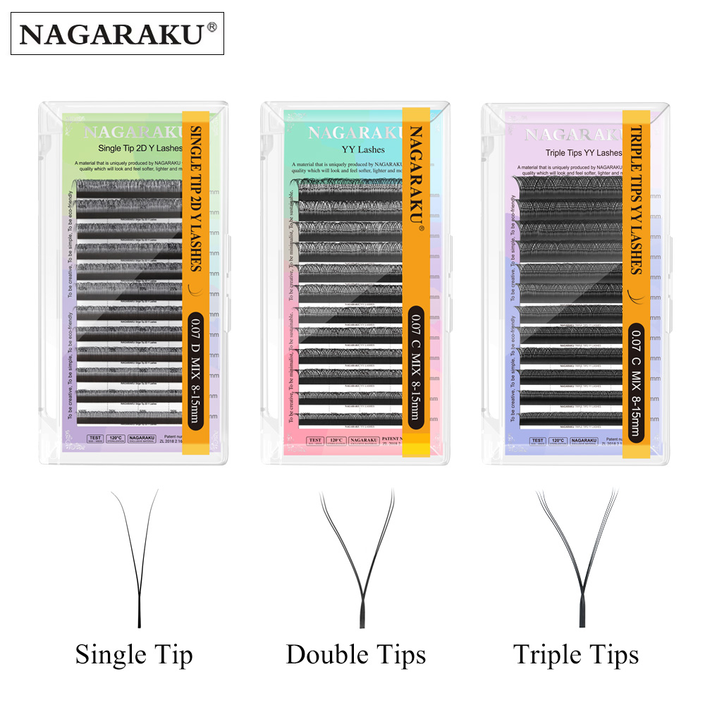 NAGARAKU 2D Y / YY / YYY İpek Kirpik
