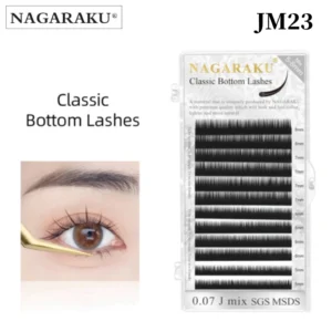 nagaraku alt kirpik 0,07 j mix 5–8 mm